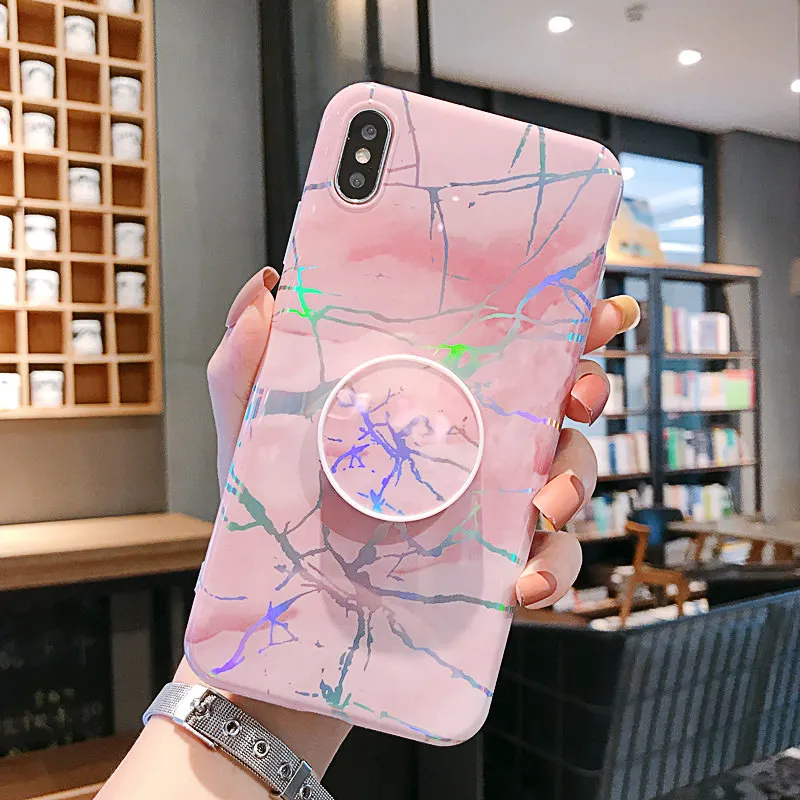 Лазерный чехол для телефона s для айфон XR XS Max X 6 6S 7 8 Plus, мягкий силиконовый чехол-подставка для айфон 11 Pro Max 7 8 Plus XR, чехол - Цвет: H2