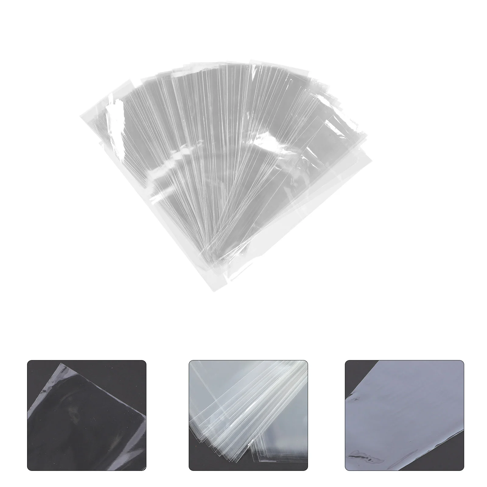 

100 шт., прозрачные пакеты для упаковки цветов