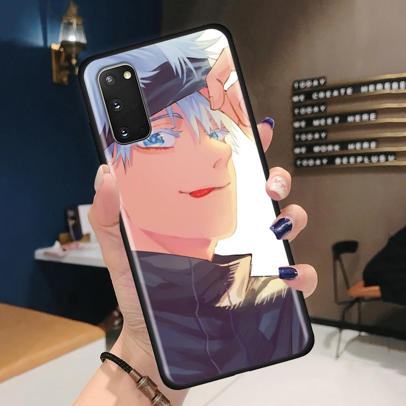 

ujutsu Kaisen Phone Case for Samsung S10 S20 Plus 5G S20 Uitra S8 S9 Plus S7 Edge S20 FE 5G Silicone Cover Shell