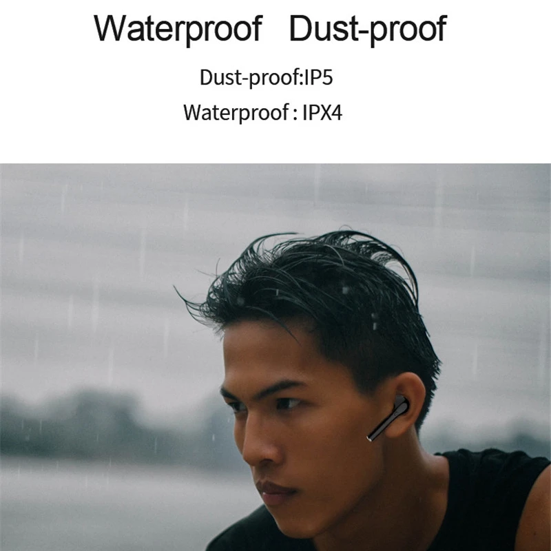 LEORT мини портативные TWS беспроводные bluetooth наушники HiFi стерео Denoise Smart Touch Авто