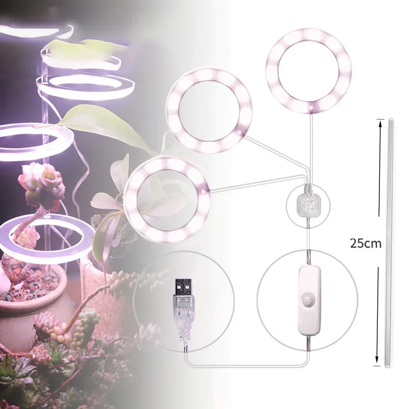 

LED Grow Light Full Spectrum Phyto Grow Lamp Growth Lighting For Indoor Plants