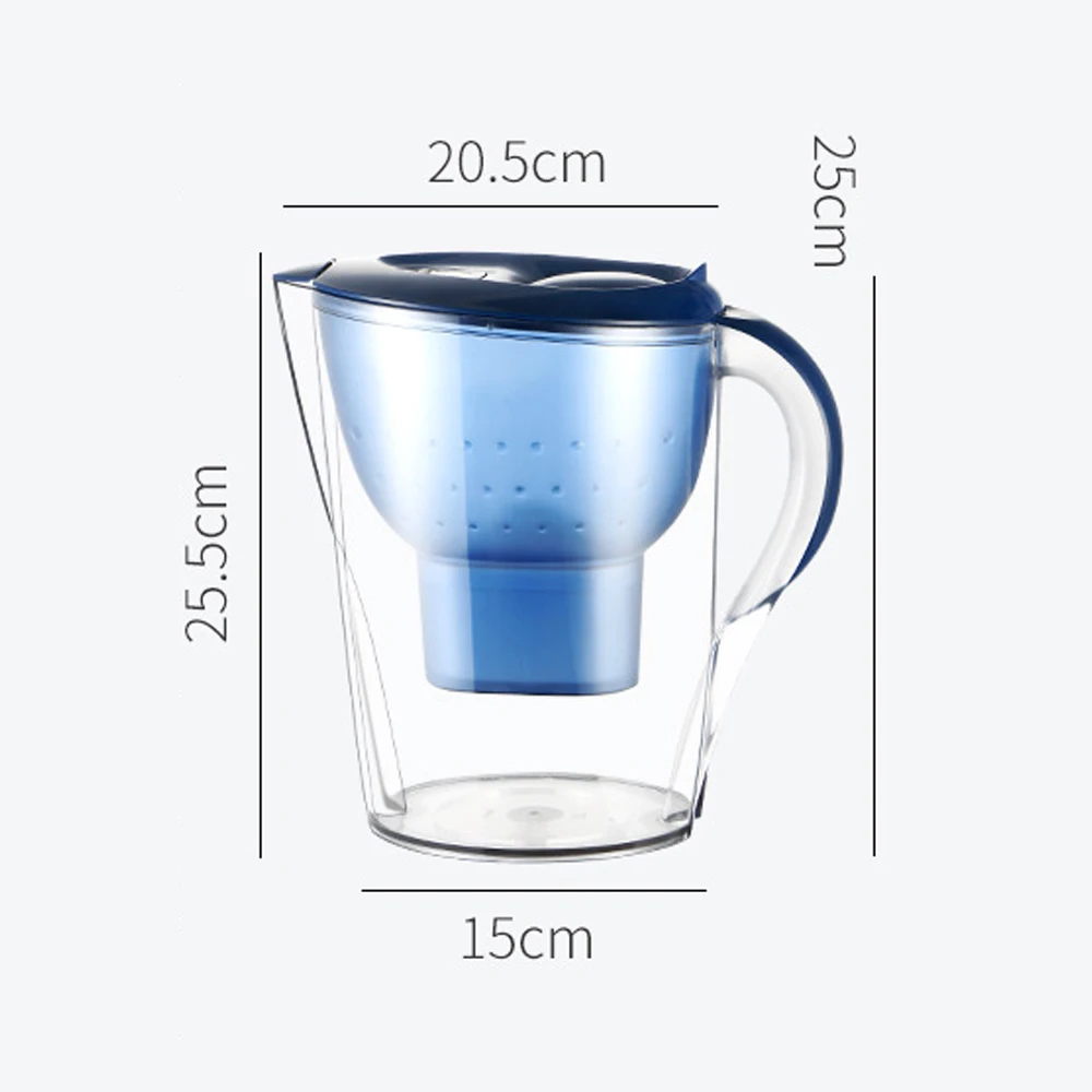 Кувшин для очистки воды фильтр 3 5 л 4 стадии удаление примесей бактерий кухонный