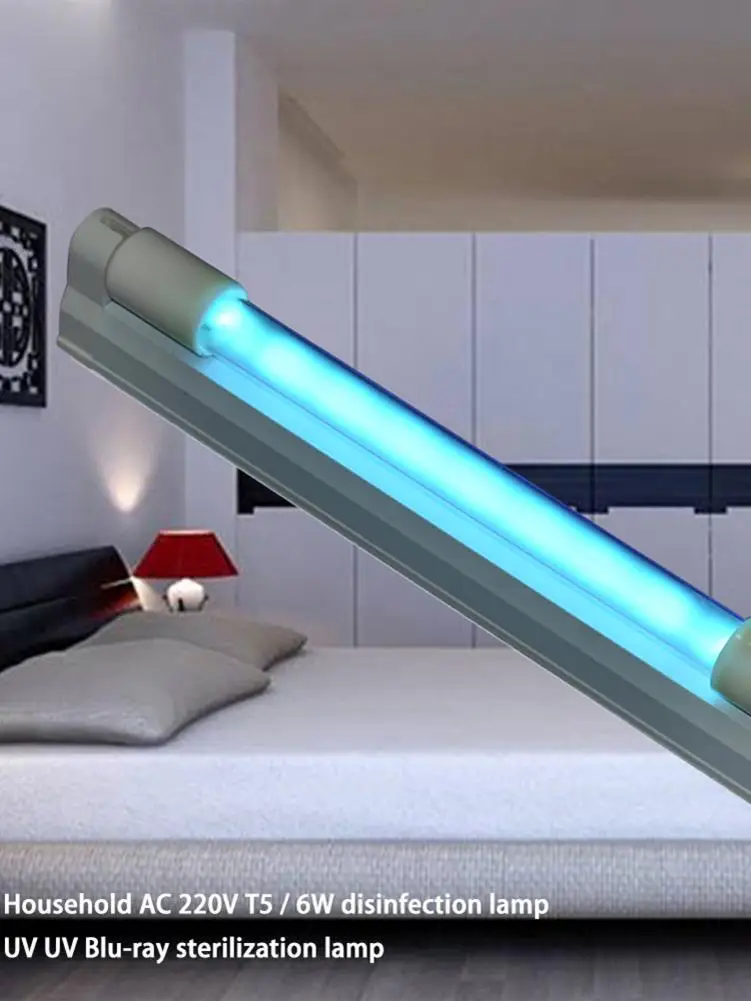 8 Вт светильник T5(G5) люминесцентная UVC лампа Газа убить появлению пылевых клещей