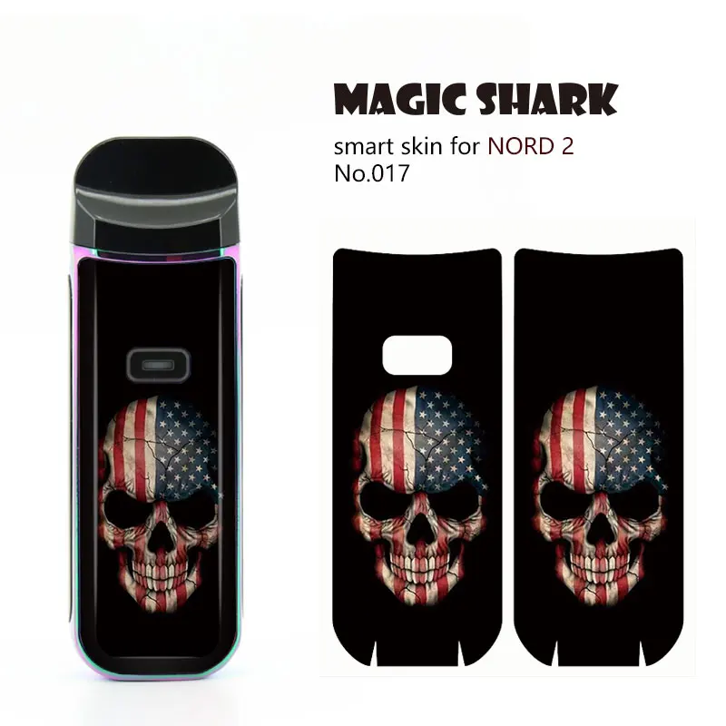 Волшебная Акула Цветок Живопись череп флаг США змея стерео наклейка чехол пленка