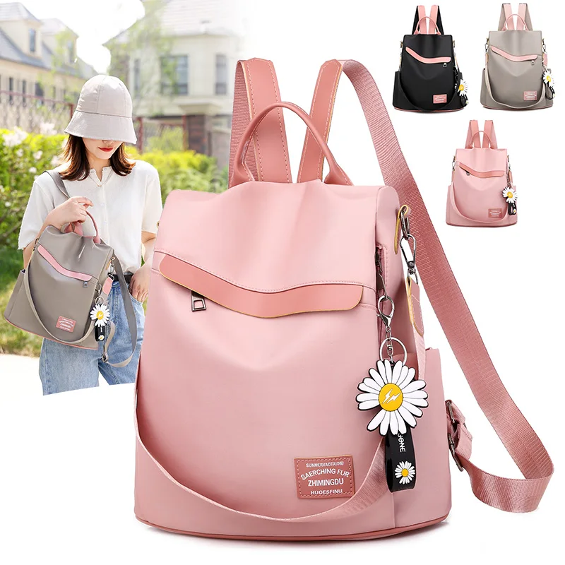

2021 High Quality Leather Women Backpack Anti-theft Travel Backpack Women Large Capacity School Bags for Teenage Girls mochila