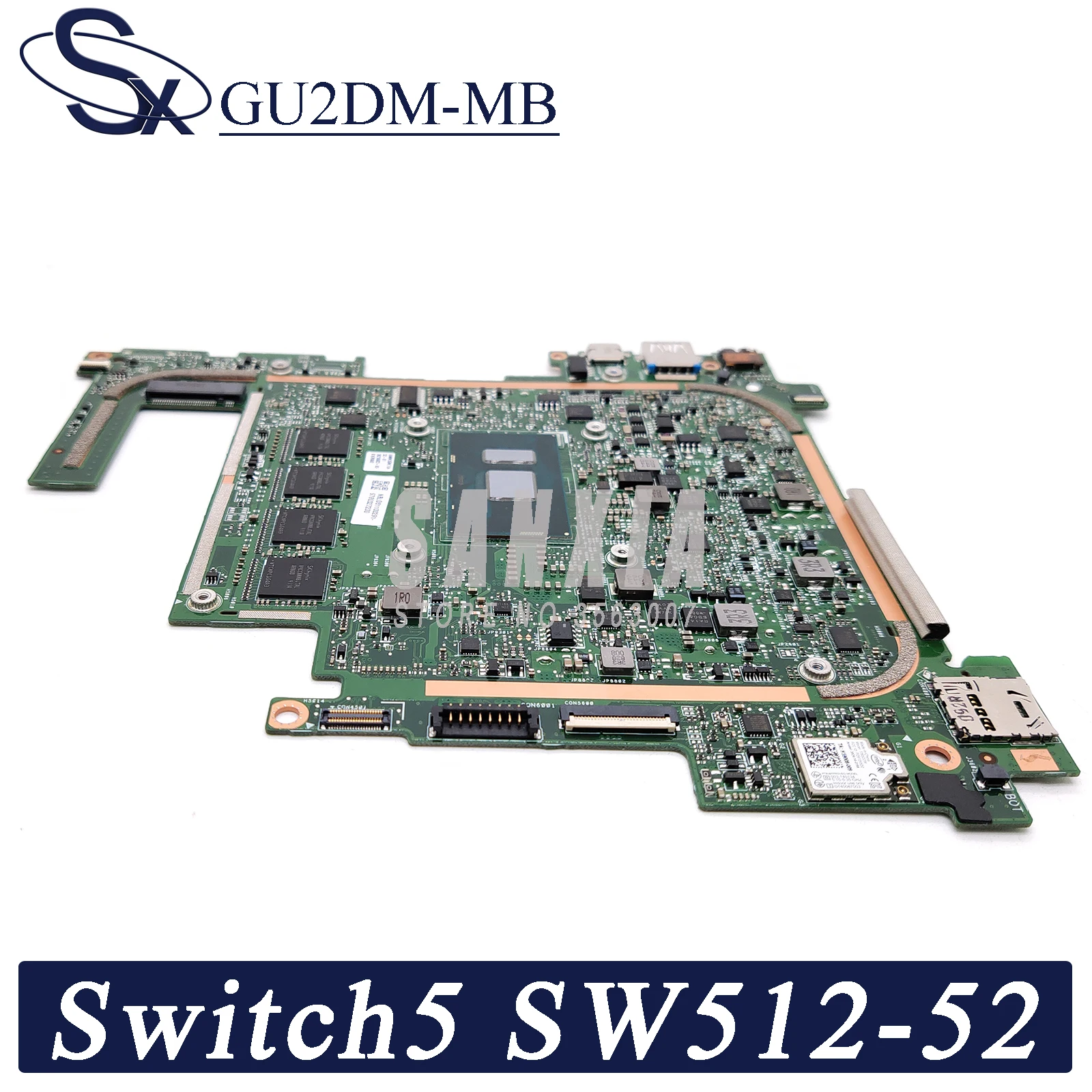 kefu gu2dm mb laptop motherboard for acer switch5 sw512 52 original mainboard 8gb ram i5 7200u free global shipping