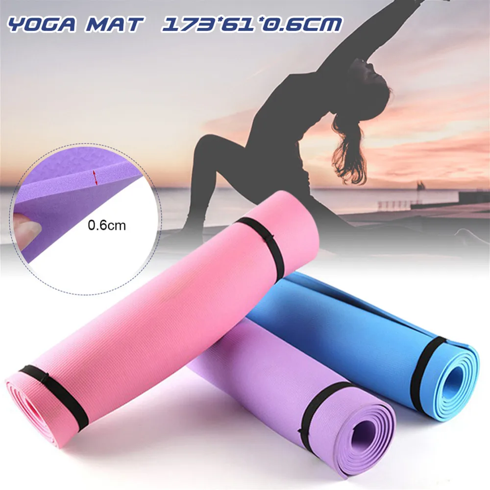 

Yoga Mat Anti-skid Sports Fitness Mat 173*61CM EVA Comfort Foam yoga matt for Exercise, Yoga, and Pilates Gymnastics mat