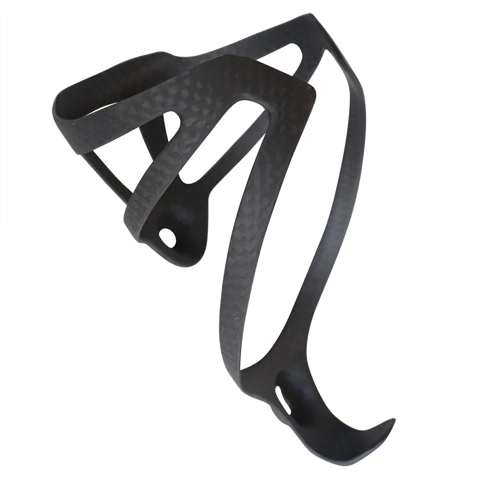 

1PCS Bicycle Cycling Full Carbon Fibre Color Mountain Road Bike Water Bottle Holder Cages 3k Carbon Matteluster Black