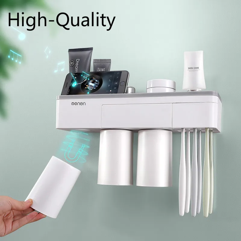 Высококачественный пластиковый держатель для зубных щеток зубная паста стойка