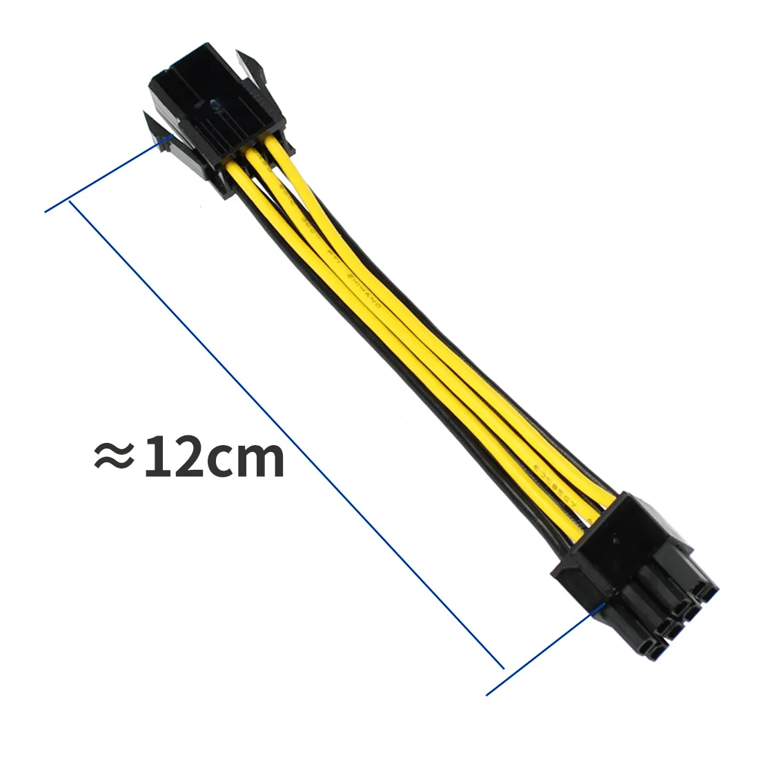 XT XINTE 6 контактный разъем для 8 контактного штекера PCI Express кабель преобразователя