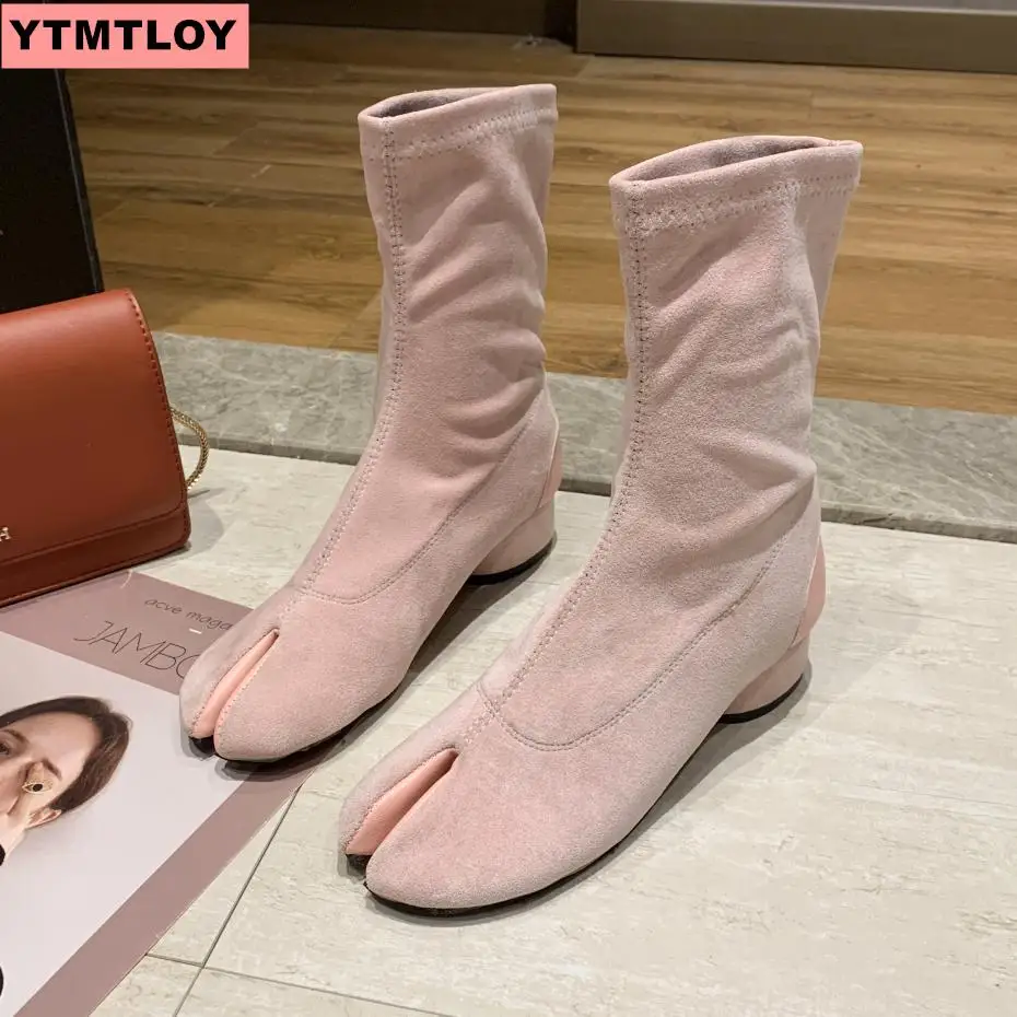 Новые модные ботинки Сезон осень-зима Новинка Женская обувь ярких цветов