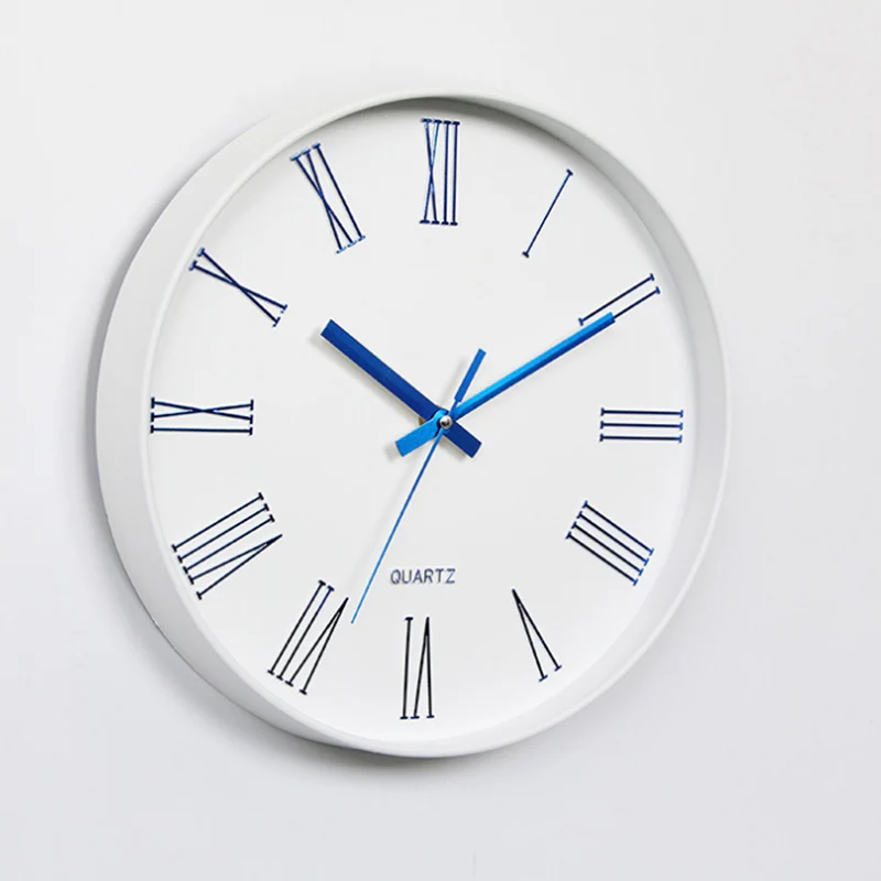 Creative Nordic Wall Clock Simple Mute Living Room White Bedroom Relojes De Pared Gift Ideas Home Decor DD60WC | Дом и сад