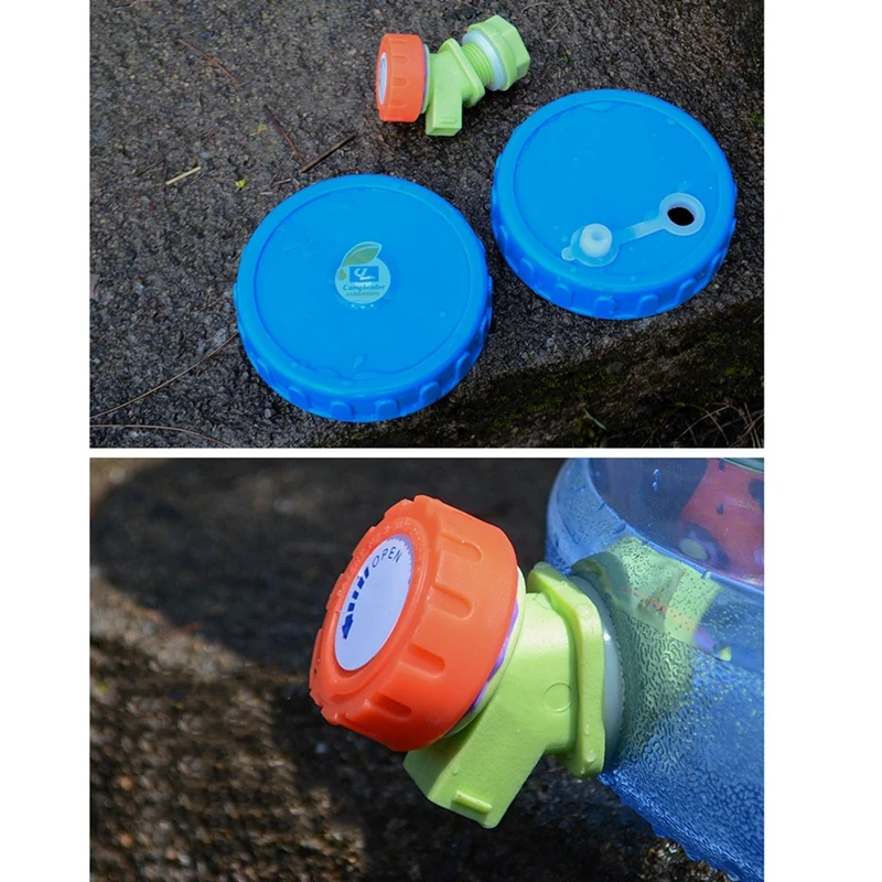 

15L Water Bucket Water Container PC Tank with Faucet for Outdoor Camping Travelling Car Home Accessories