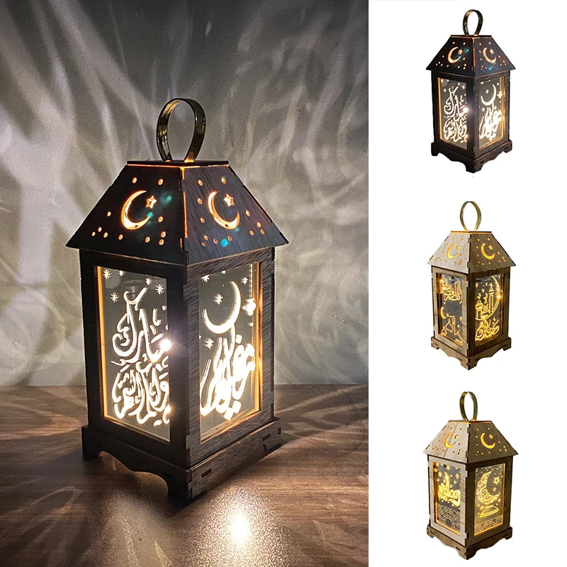 

Новый набор ИД Мубарак украшения для Рамадана для дома, Дворцовый фонарь, светодиодсветильник свечи, украшения, лампа и мусульманское событ...