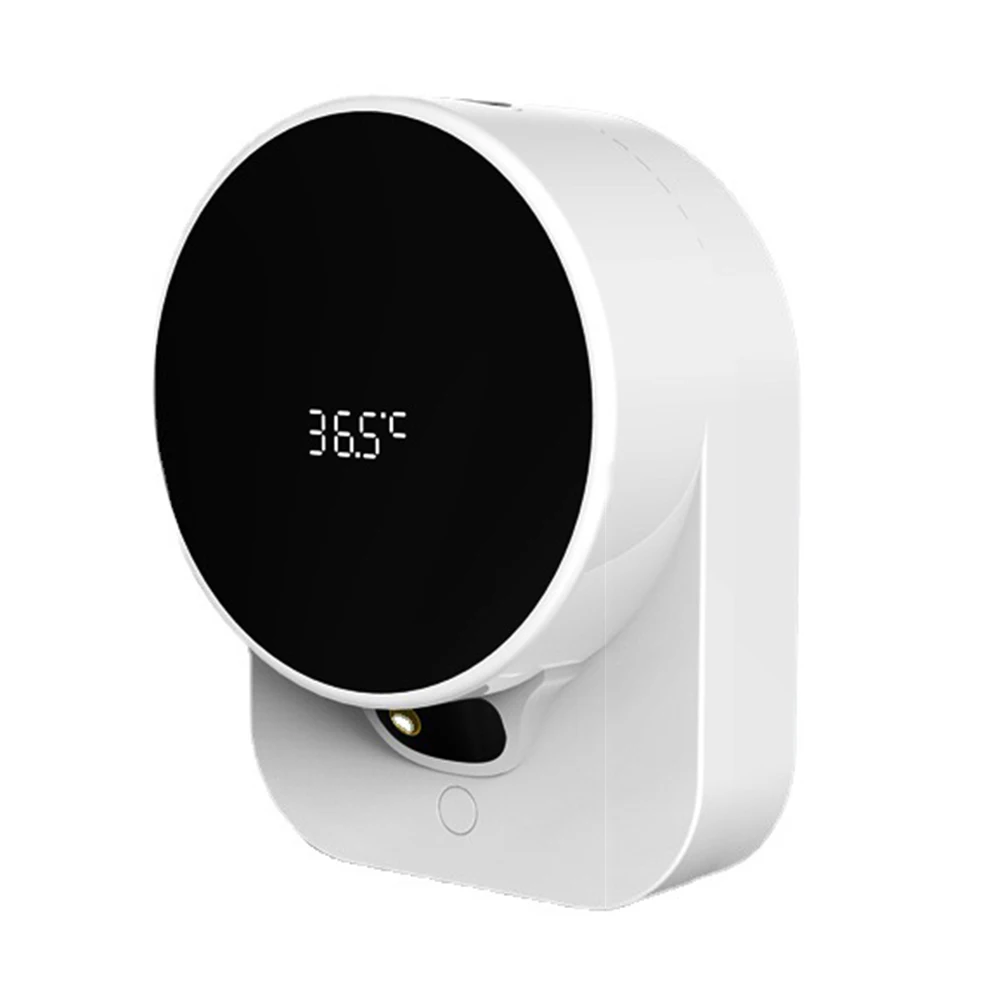 

LED display body temperature foam wall-mounted automatic soap dispenser Automatic Induction Foaming Hand Washer For Homes Mall