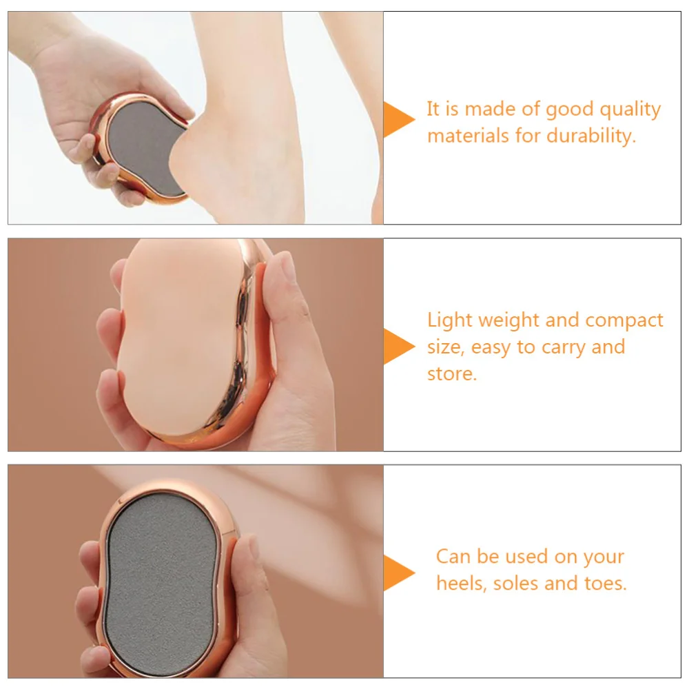 

2Pcs Manual Foot Grinders Effective Foot Skin Smoothers Home Foot Care Tools