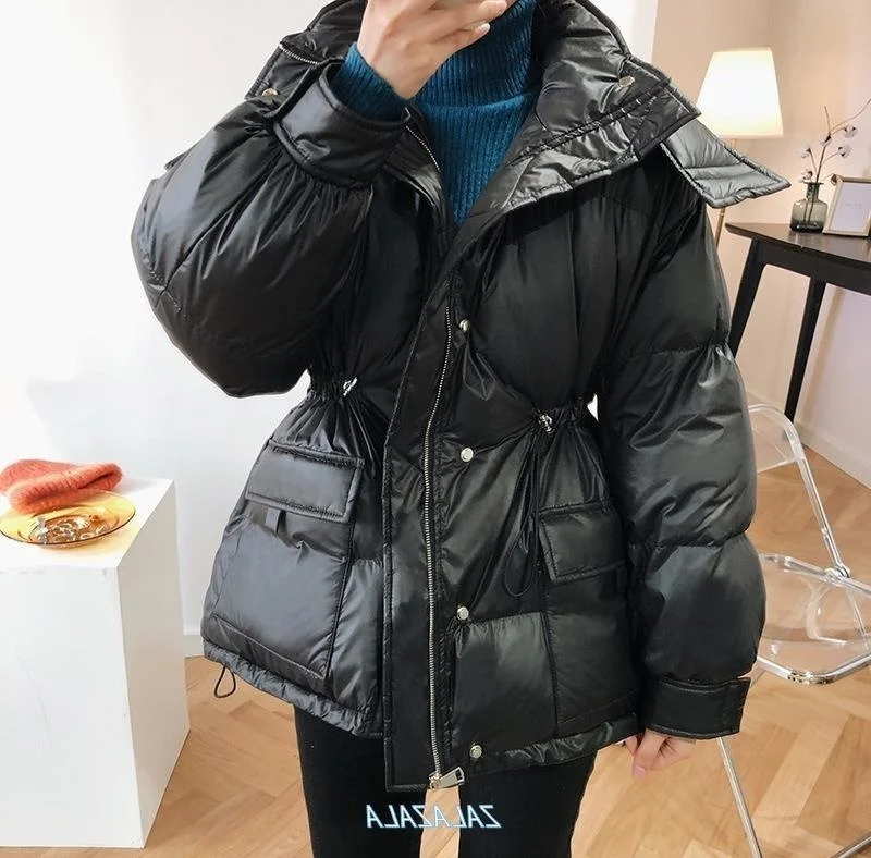 

Hooded Cotton Padded Clothes Women's New Winter Down Cotton Padded Clothes Warm Windproof Bread Clothes Cotton Padded Clothes