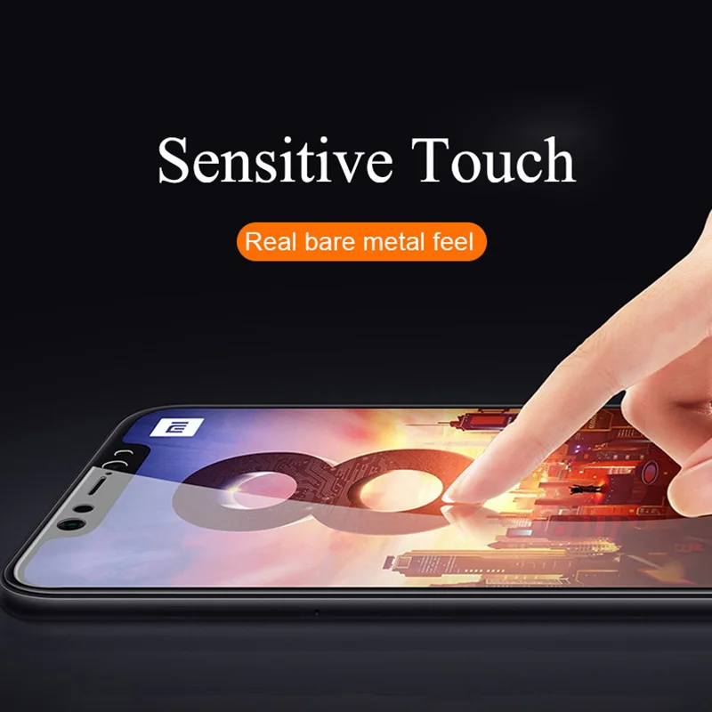 Защитное стекло с полным покрытием для Xiaomi Mi 8 Lite защита экрана из закаленного