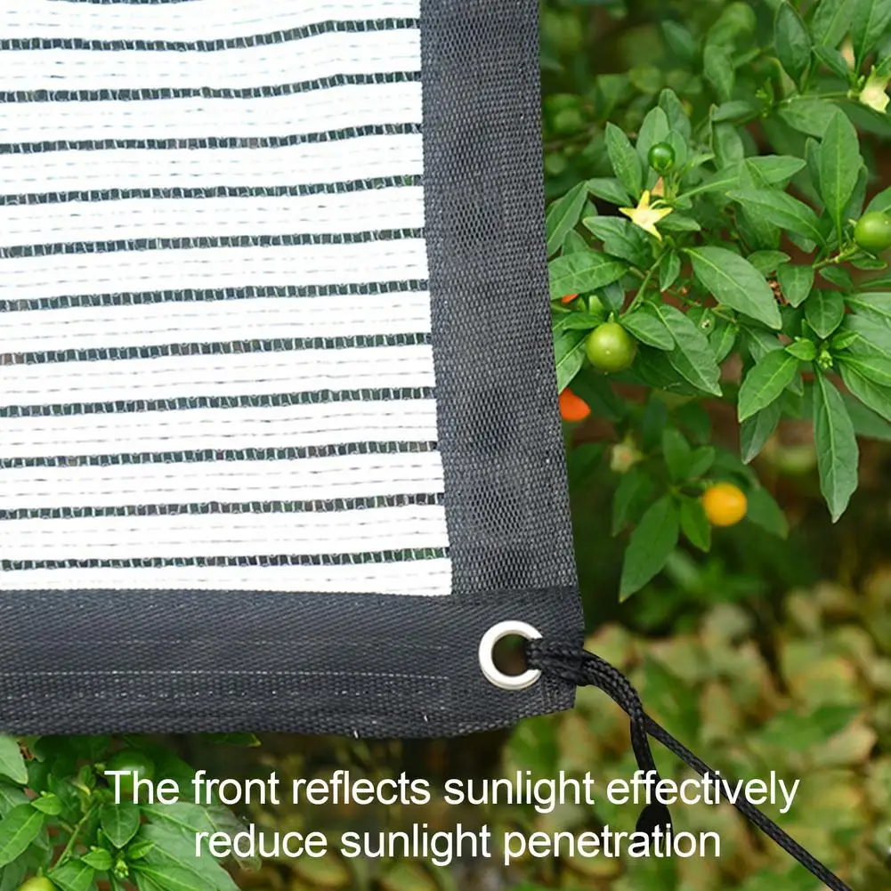 75% Солнцезащитная сетка светоотражающая из ПЭ брезента Непромокаемая ткань для