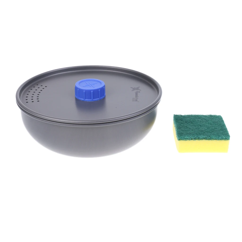 Жесткая анодированная алюминиевая сковорода со складной ручкой кухонная