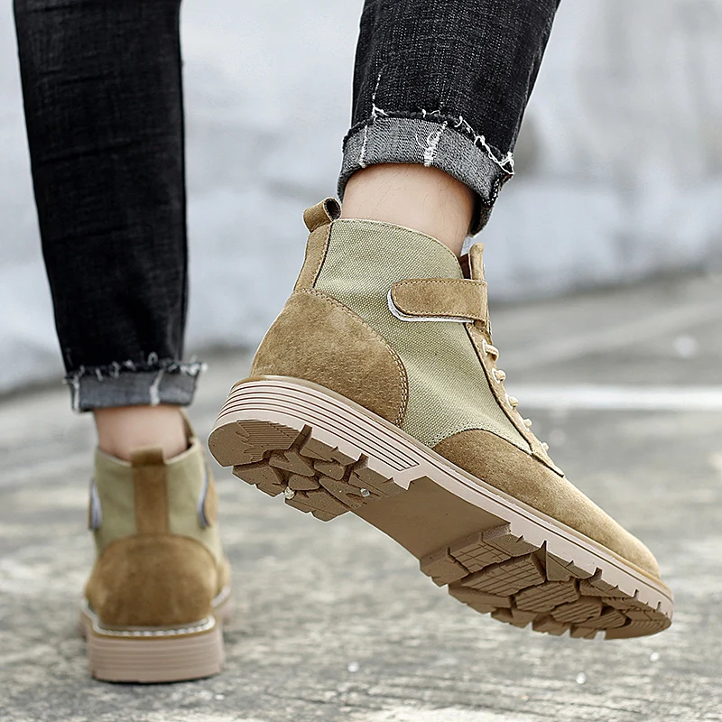 

Men Leather Casual Shoes Mens Boots Casual Sports Shoes Men's Leather Male Shoe Men Fashion Sneaker Man For Loafers High Top