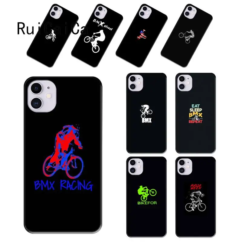 

RuiCaiCa BMX Bike Extreme Sport Phone Case for iphone 13 12 8 7 6 6S Plus X XS MAX 5 5S SE XR 11 11 12 pro promax cover cool