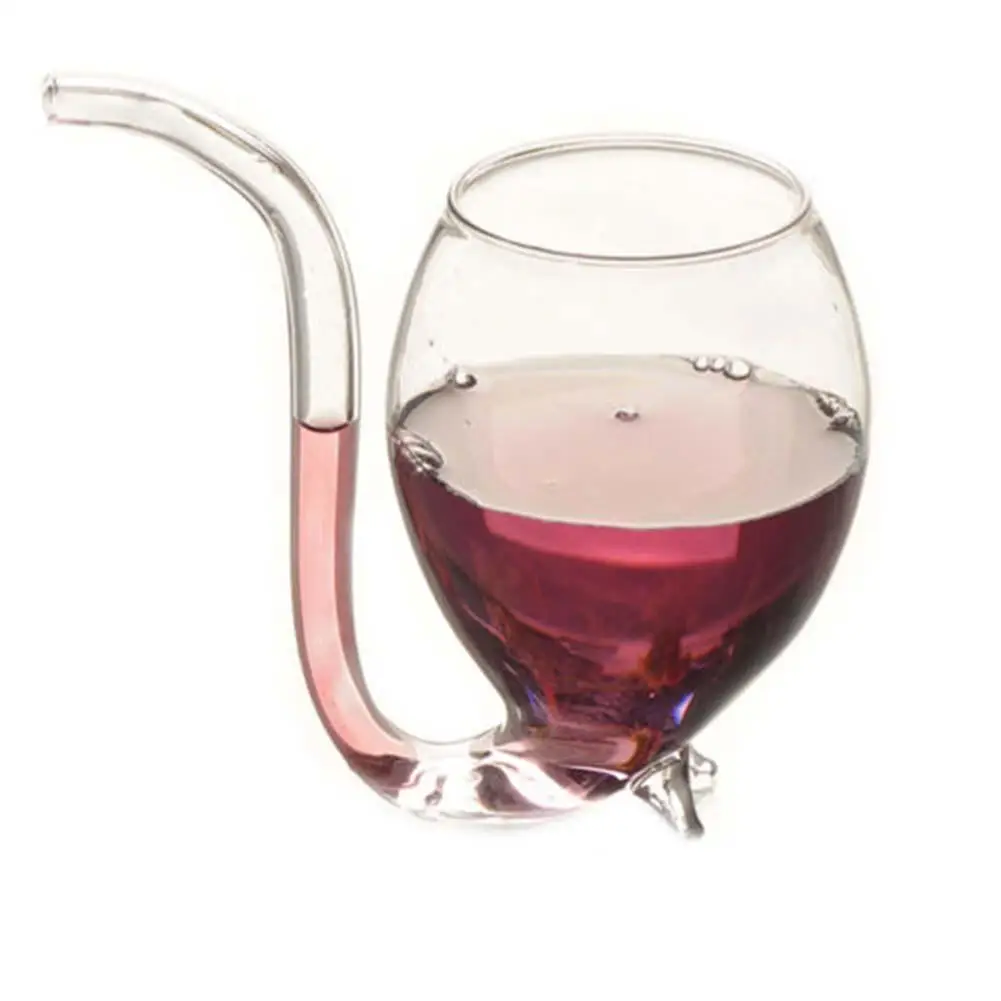 1 Новинка дьявол бокал для вина водка виски чашки с питьевой трубой соломы