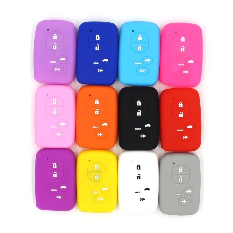 4 кнопки дистанционного силиконовый Автомобильный Брелок чехол для Toyota Camry Hybrid