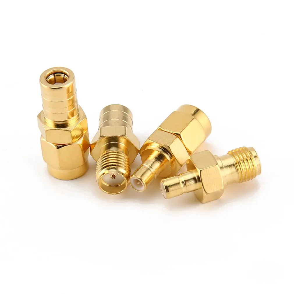 DAB автомобильная антенна адаптер SMB к SMA RF разъем конвертер 4 комплект для +/FM/AM