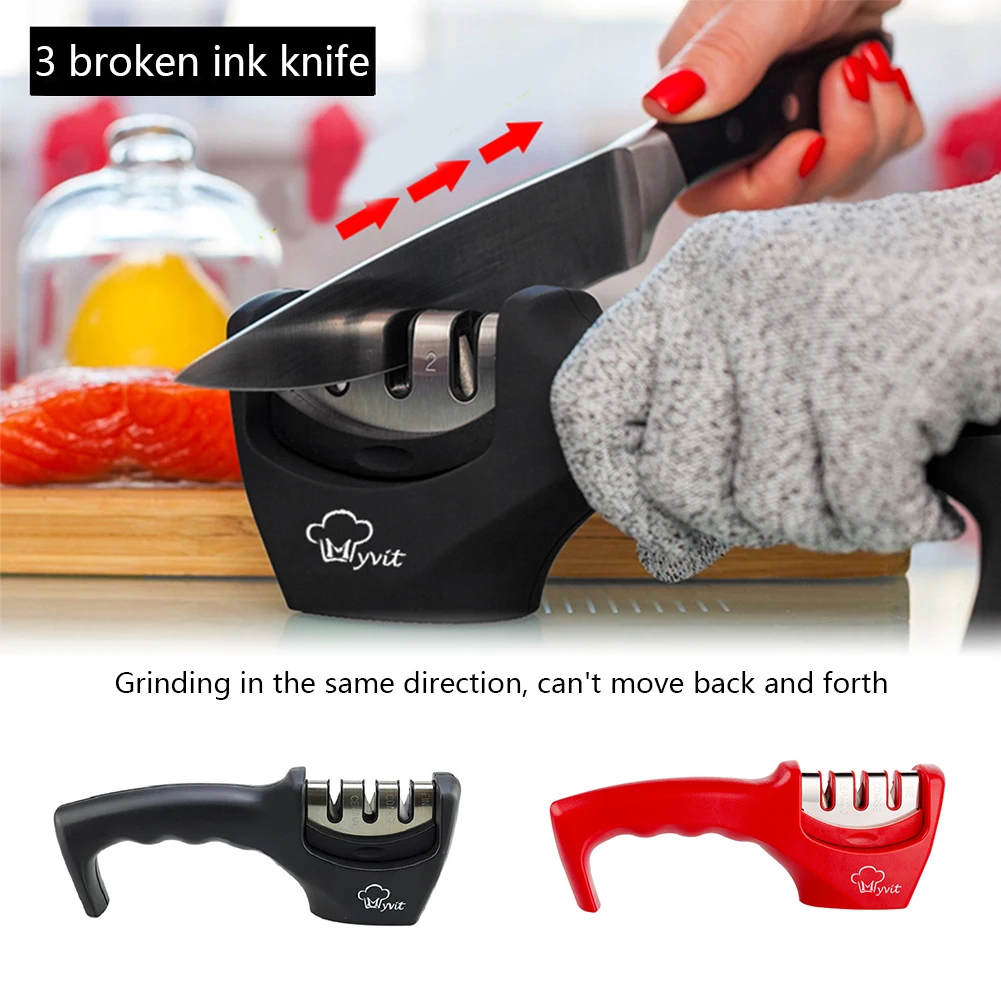 Вольфрамовая Алмазная Керамическая точилка инструмент для заточки ножей 3 этапа