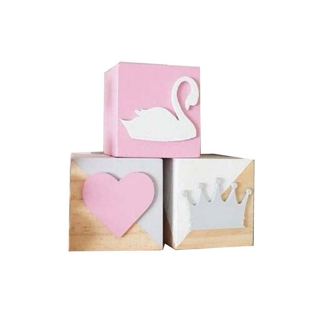 Оригинальная детская комната милая декоративная сосна деревянный лебедь корона