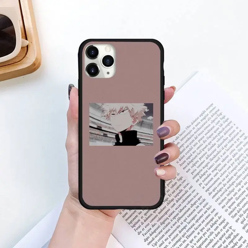 

Anime My Hero Boku no Hero Academia deku bakugou Phone Case for iPhone 11 12 pro XS MAX 8 7 6 6S Plus X 5S SE 2020 XR
