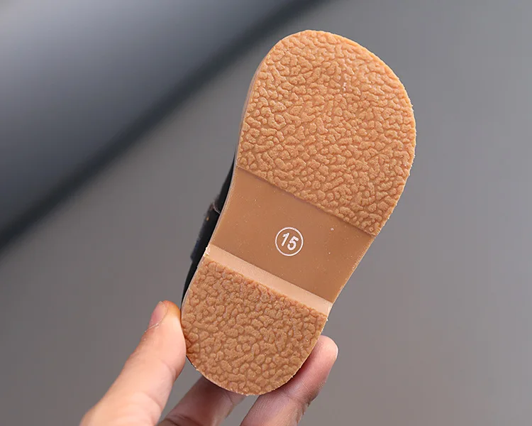 

2021 Spring Autumn New Baby Girls Leather Shoes Red Black Color Toddler Flats Kids Casual Shoes Princess Dress Shoes