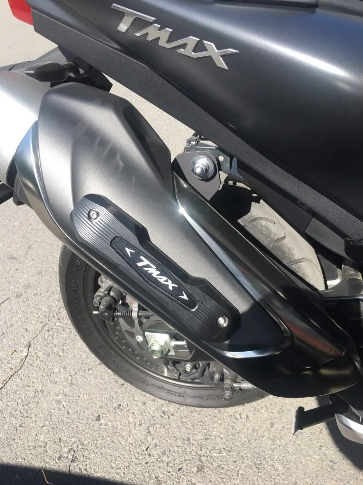 TMAX530 Yamaha Tmax530 выхлопная защита декоративная крышка Рамка слайдер протектор для SX