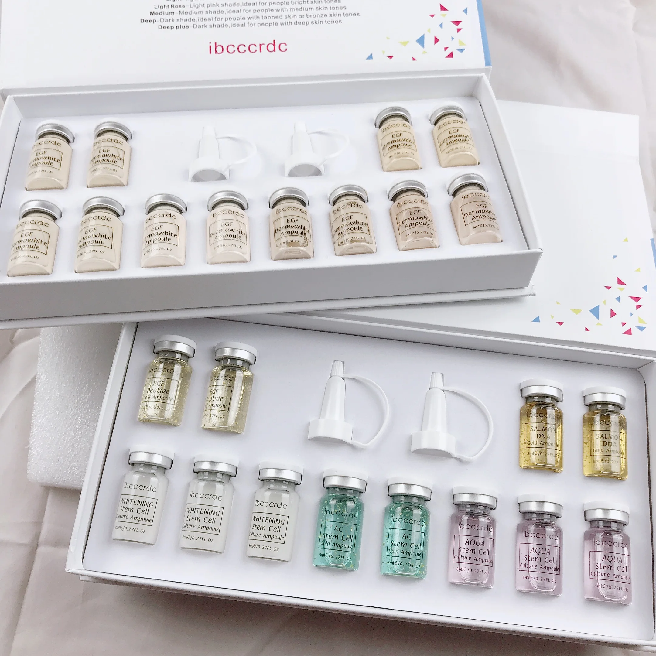 Белый бустер BB сыворотка светящийся микс стартовый набор bb крем-основа Niacinamide для