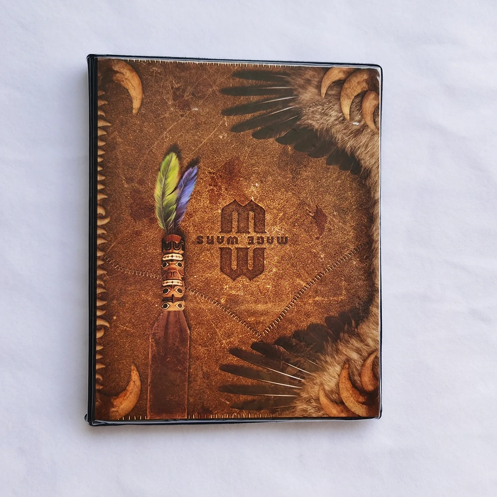 Книга для MGT-карт с рисунками из волшебных войн шоколадных и фиолетовых цветов 4