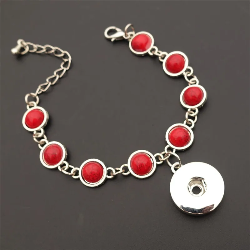 

Браслет-цепочка в ретро стиле, подвеска из смолы и камня с металлическими застежками 18 мм, для девушек и женщин, этническое Ювелирное Украше...