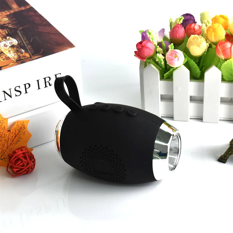 Новый экзотический портативный мини уличный Фонарик Bluetooth динамик беспроводная