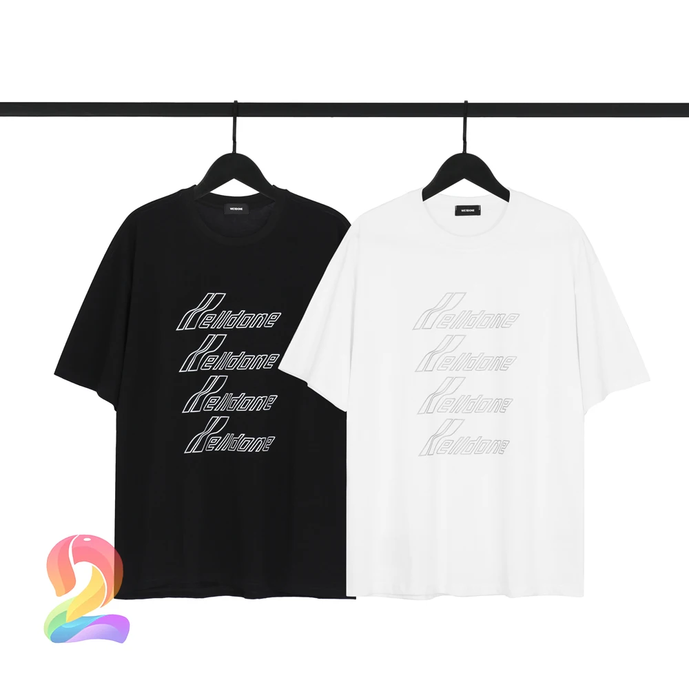 

Summer Style Men Women Fashion Casual Cotton Simple Classic Print We11done T Shirt High Quality Hip Hop Welldone Top Tees