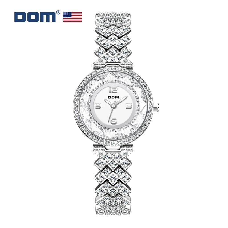 

American DOM Dom watch full diamond watch fashion ladies watch G-1349D-7M