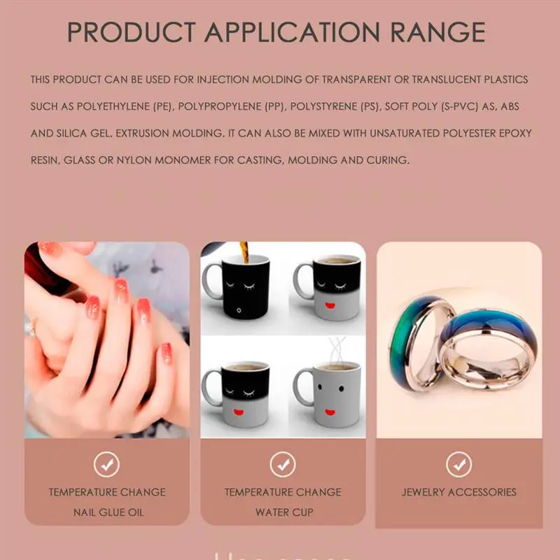 Фотополимерный пигмент меняющий цвет при температуре 31 ° C для самостоятельного