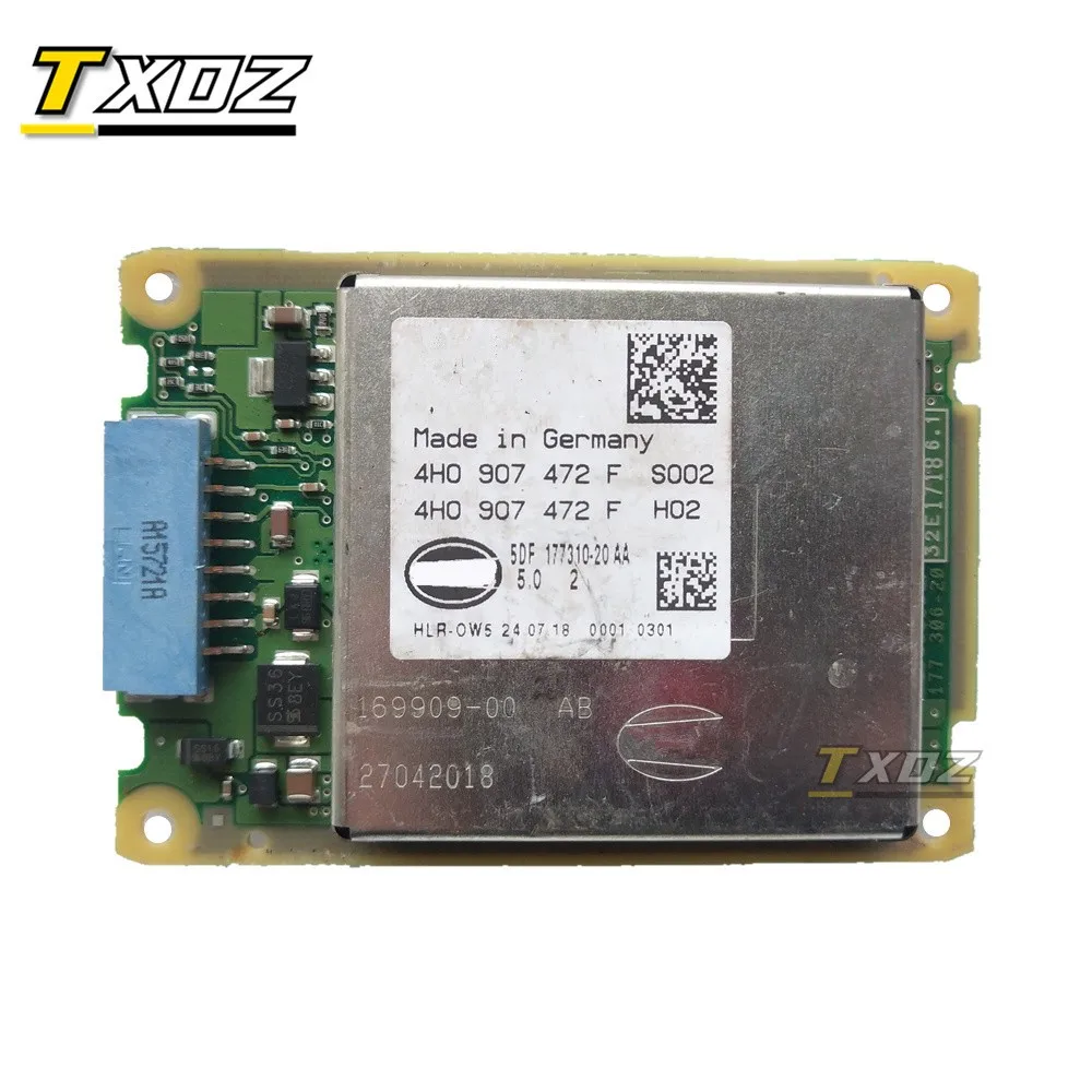 Оригинальный 4H0 907 472 F S002 H02 светодиодный модуль драйвера для фар 4H0907472F 5DF 177310-20 AA Audi