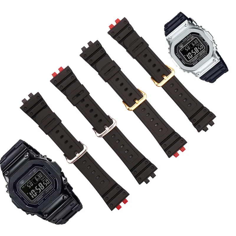Высококачественный резиновый ремешок для часов Casio G SHOCK GMW B5000 GMWB5000 аксессуары