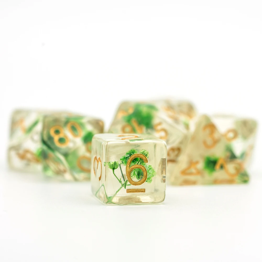 7 шт./компл. Цветочные игральные кости DND D & D4 D6 D8 D10 % D12 D20 многогранные игры Набор
