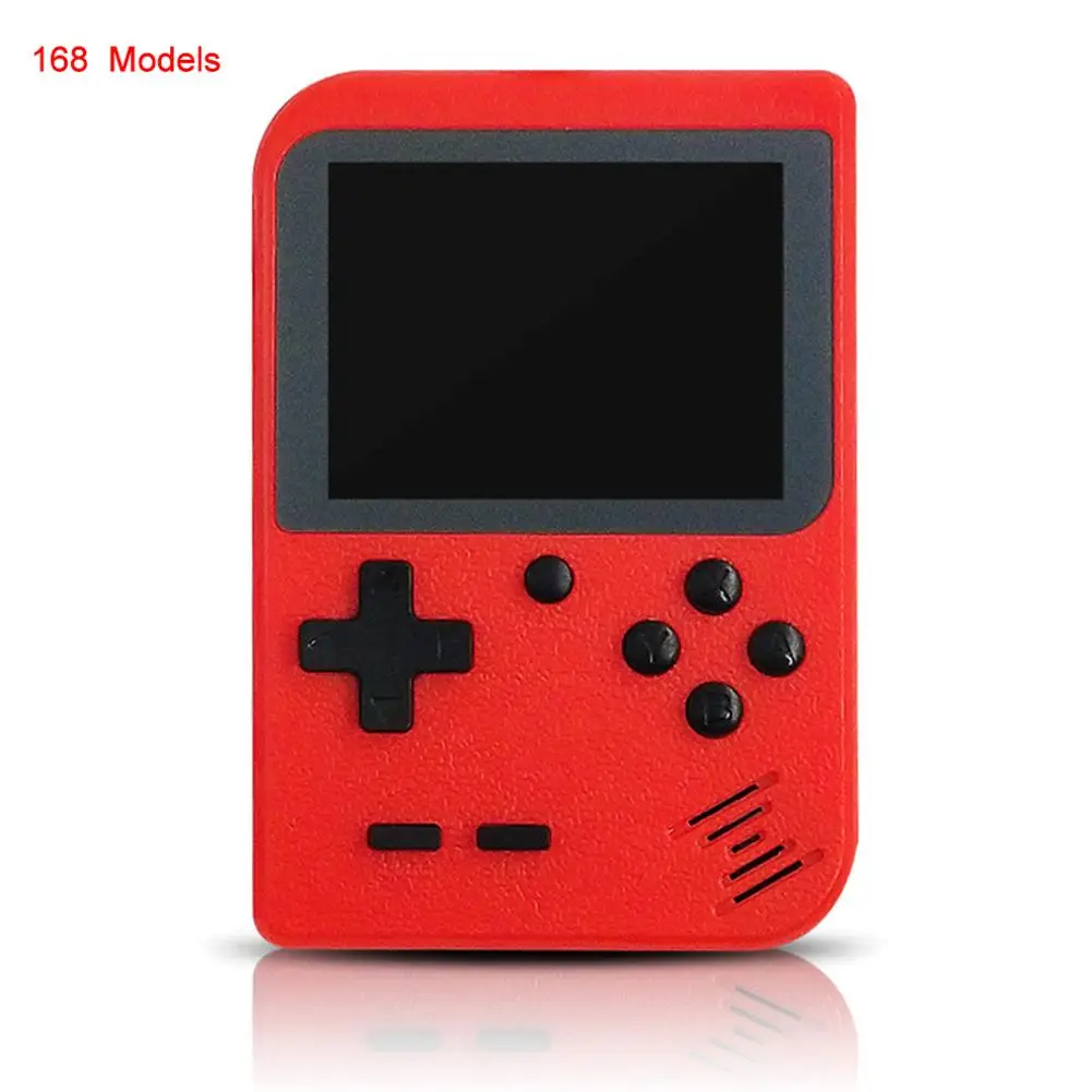 Red 168 Встроенный 400 игр ручной Ретро игровой консоли мини TFT экран USB зарядка портативная Ретро портативная игровая консоль - Цвет: Red 168