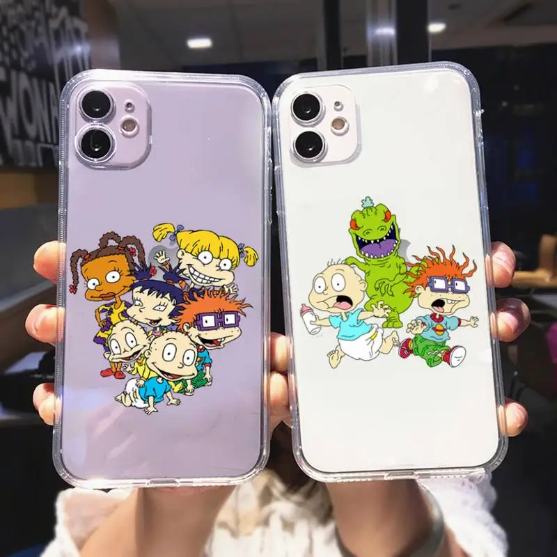 

ZOROXU Cartoon Rugrat Phone Case For iPhone 12 Mini 11 Pro XS Max X XR 7 8 Plus Soft TPU Back Cover
