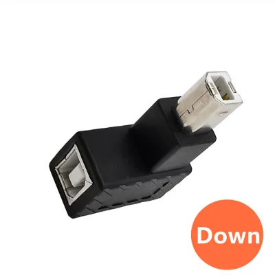 

USB 2.0 B female to 90 angle B male printer Adapter