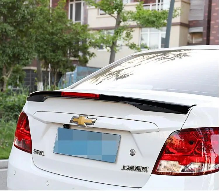 Для 2015 2018 Chevrolet Sail 3 спойлер спортивный абс материал заднее крыло автомобиля