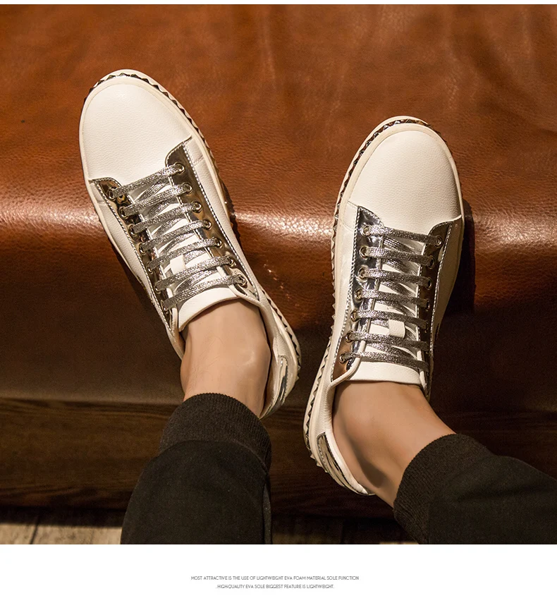 spring Autumn new retro trend men and women casual shoes Skateboard shoes bee white shoes Leather Male Sneakers