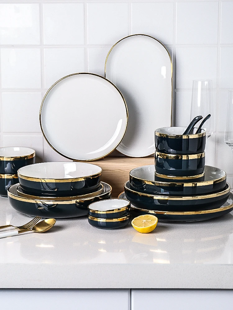 Керамическая посуда в европейском стиле из Пномпеня креативная